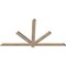 Ekena Millwork Kennewick Smooth Timber Gable Bracket, Douglas Fir, 72"W x 39"H x 1 1/2"D x 3 1/2"F, 13/12 Pitch GBW072X39X0204KEN00SDF - alternate 2